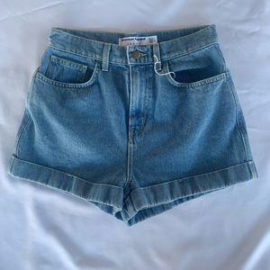 American Apparel High Waisted Shorts
